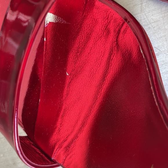 Christian Louboutin o Astrid red loubi metallic stiletto sandal 100mm sz 38 - Picture 7 of 11
